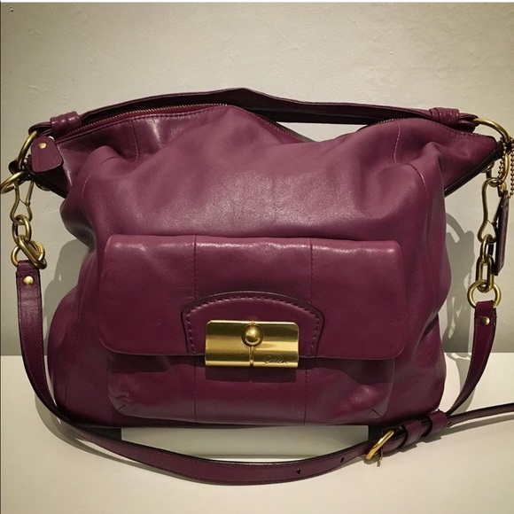 Coach Handbags - Large Purple Coach Bag